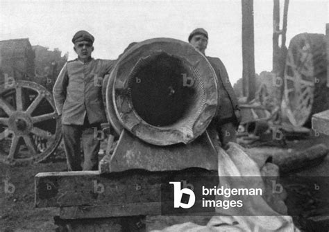 Image of WORLD WAR I: BIG BERTHA One of the German long-range