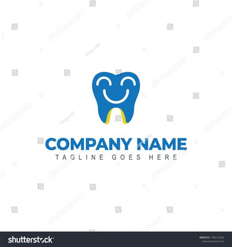 Dental Vector Illustration Smiling Tooth Stock Vector (Royalty Free ...