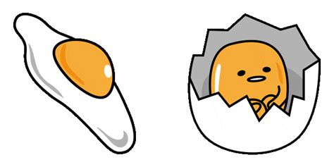 Gudetama Lazy Egg Animated Cursor - Sanrio Cursors - Sweezy