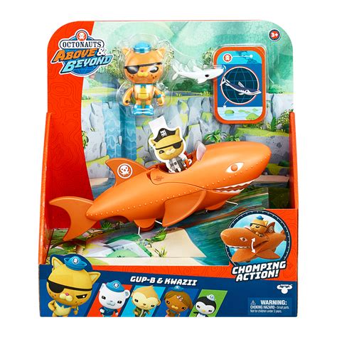 Buy Octonauts Above & Beyond, Kwazii & Gup B Adventure Pack, Deluxe Toy ...