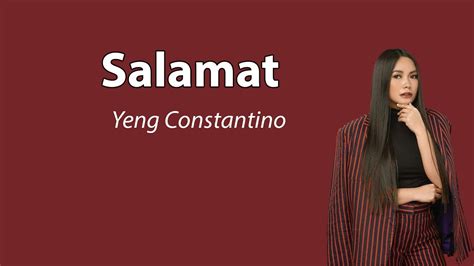 Salamat Lyrics | Yeng Constantino - YouTube