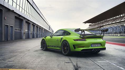 Green Porsche Gt3 Rs Wallpaper 3840x2160