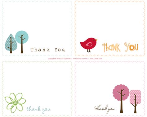 Thank You notes - a quick round up | Printable note cards, Free ...