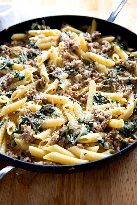 Creamy Italian Sausage Pasta Italian Pasta Recipes | Italian pasta ...