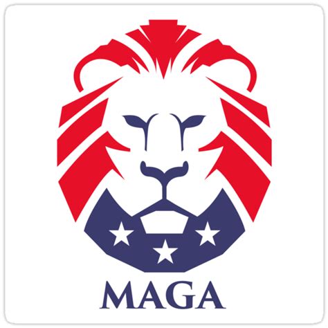 "MAGA trump logo" Stickers by wrathofbong420 | Redbubble