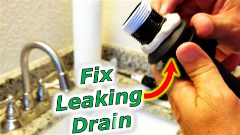 How To Fix Bathroom Sink Drain Leaks Underneath Gasket, Threads [SOLVED ...