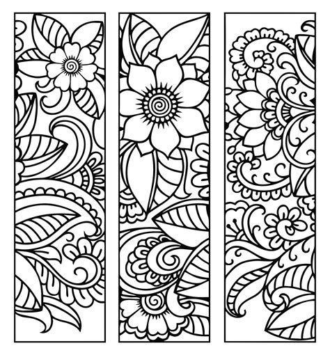 Free Printable Bookmark Templates To Color