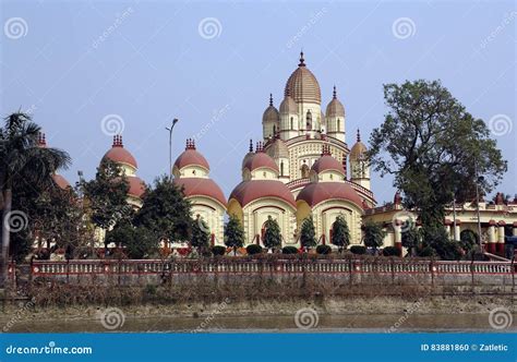 Dakshineswar Kali Temple in Kolkata Stock Photo - Image of hinduism ...