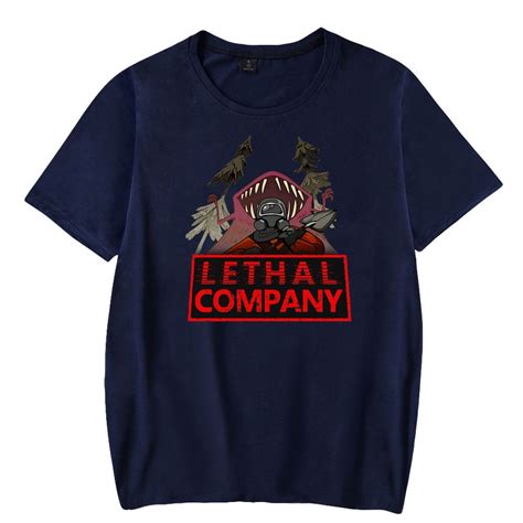 Lethal Company Cosplay Merch T-shirt Short Sleeve Women Men Summer Tee ...