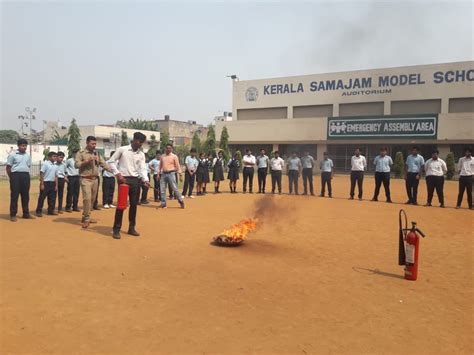 Fire Safety Training at KSMS - Kerala Samajam Model School