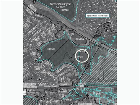 FEMA floodplain maps with O'Neill footprint