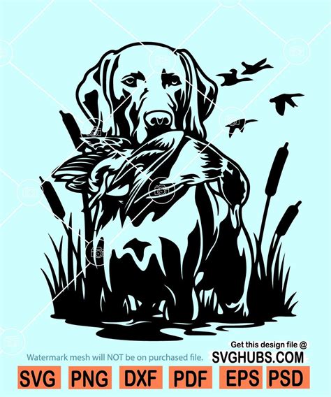 Hunting Season Svg DXF Svg For Silhouette Duck Hunting Clipart Svg For ...