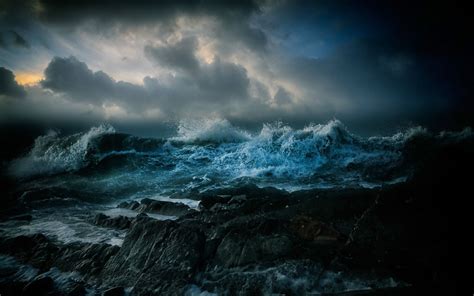 Framed Print - Wicked Storm At Sea (Picture Poster Art Ocean Waves ...