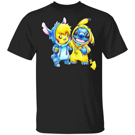 Cute Stitch Pokemon T-Shirts | El Real Tex-Mex