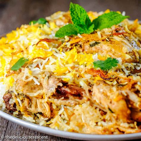 Easy Hyderabadi Chicken Biryani | The Delicious Crescent