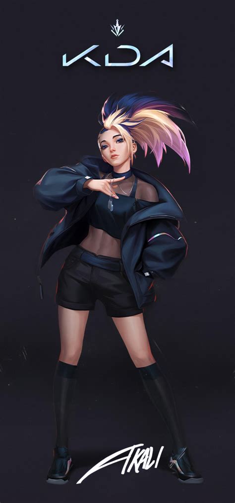 K/DA AKALI THE BADDEST WALLPAPER : akalimains | Champions league of ...