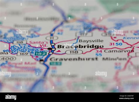 Map of bracebridge hi-res stock photography and images - Alamy