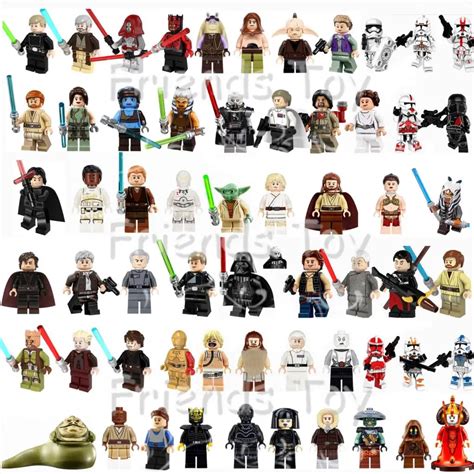 Aliexpress.com : Buy 60pcs Star Wars Figures Jedi Han Solo Kylo Ren ...