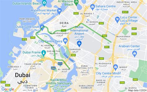 Dubai Metro Green Line - Map, Stations and Route