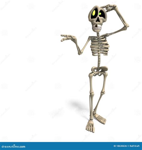 Very Funny Cartoon Skeleton Royalty Free Stock Image - Image: 18630636