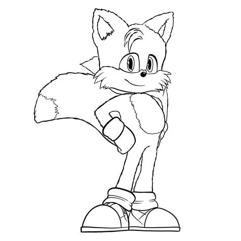 How to draw Tails (movie version) - Sketchok easy drawing guides