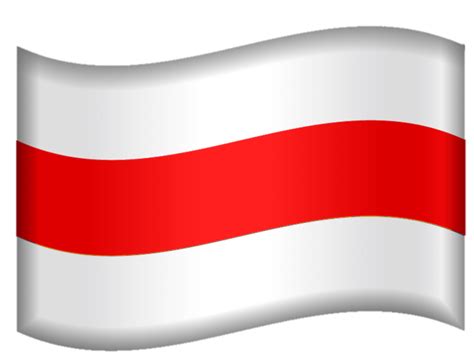 Improved white-red-white flag emoji : r/flagemoji