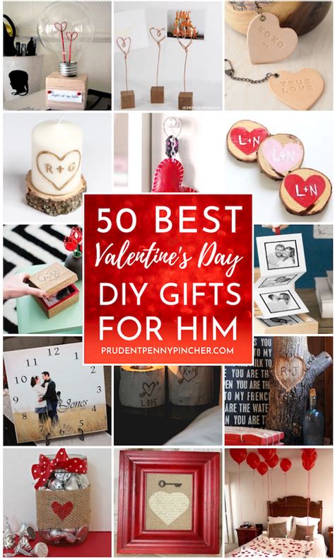 50 DIY Valentines Day Gifts for Him - Prudent Penny Pincher