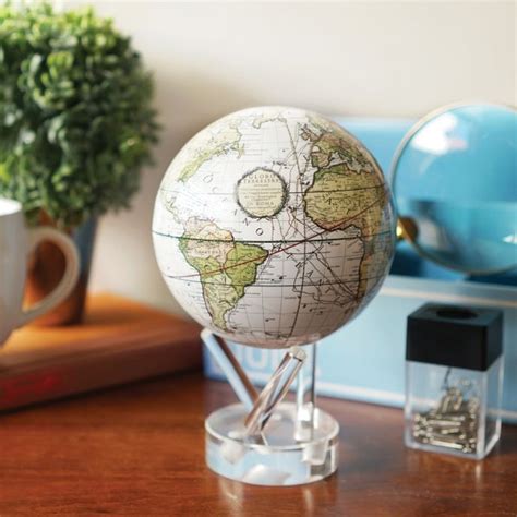 Mova Globe Antique Terrestrial | Jefferson Engraving