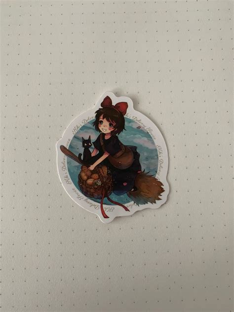 There was a Kiki cosplayer handing these out, it’s too adorable that I ...