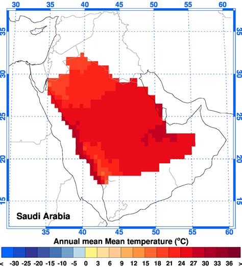 Arabian Peninsula Climate Map