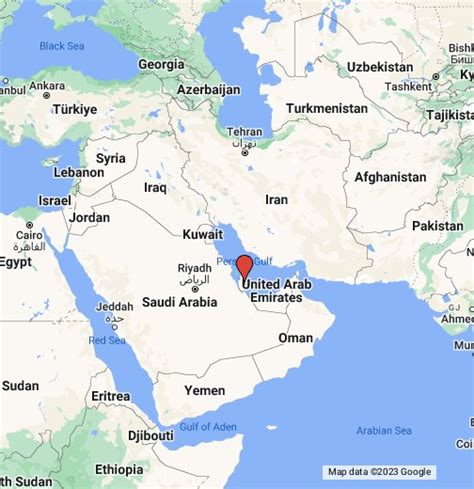 Al Udeid - central location to Middle East ops - Google My Maps