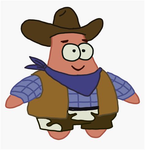 Patrick Star Cowboy