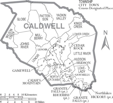 Caldwell County Maps