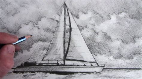 Sailboat Drawing Sketch