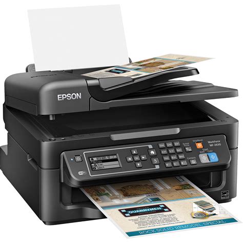 Epson WorkForce WF-2630 All-In-One Inkjet Printer C11CE36201 B&H