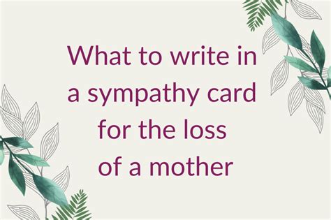 What to write in a sympathy card: a definitive guide - The Pen Company ...