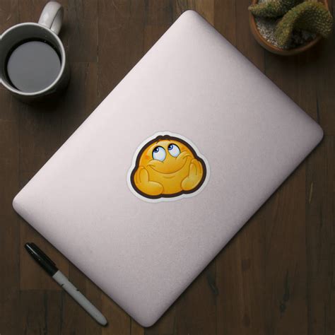 Dreamy Emoji - Emoji - Sticker | TeePublic