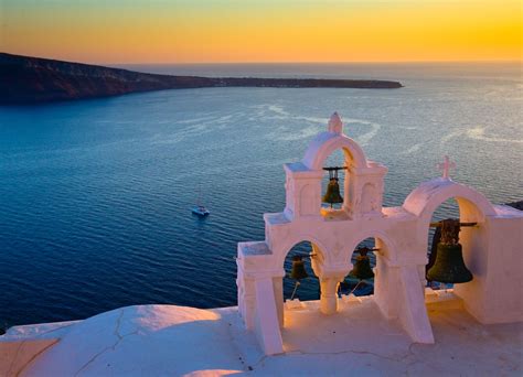 Santorini Sunset Greece Wallpapers - Top Free Santorini Sunset Greece ...