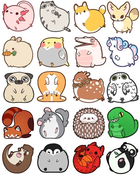 Cutest animals everrrr!!!!!!!!!! | Art/Drawings in 2019 | Kawaii ...