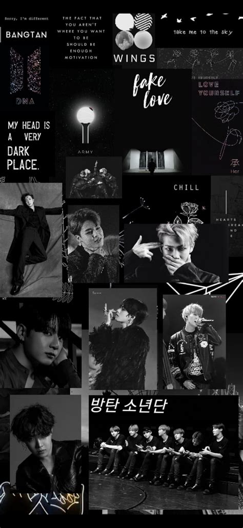 271 Wallpaper Bts Black Images - MyWeb