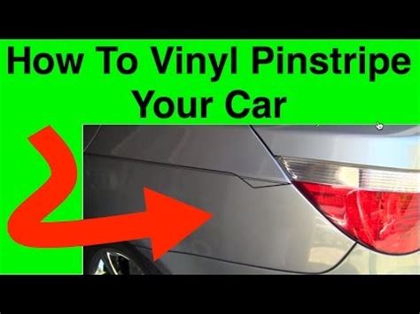 How To Pinstripe - Learn To Pinstripe Your Car - Simple Vinyl Pin ...