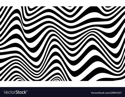 Abstract wavy line art background Royalty Free Vector Image