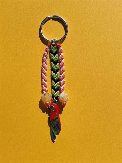 Chevron Keychain / Animal Keychain - Etsy