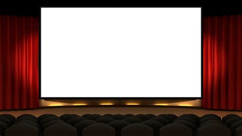 Cinema Projection Screens Auditorium Theater drapes and stage curtains ...