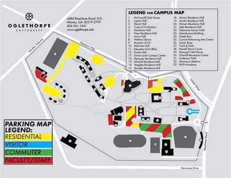 Mercer University Atlanta Campus Map - Map