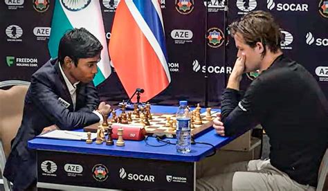 Chess World Cup final: Time, format of Praggnanandhaa-Carlsen tie ...