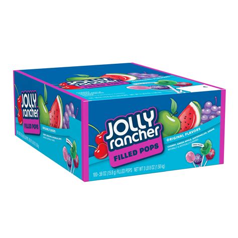 JOLLY RANCHER, FILLED LOLLIPOPS, Assorted Fruit Flavored Hard Candy ...