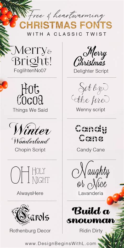 Christmas Fonts To Download Free 2023 New Top Awesome List of ...