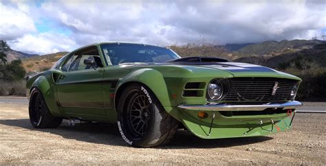 Widebody 1970 Mustang "Ruffian" Has LS 427 With Side Exhausts, Porsche ...