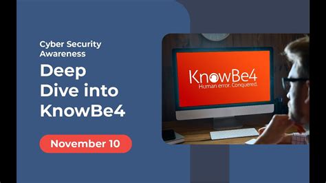 Cyber Security Awareness: Deep Dive into KnowBe4 title - YouTube